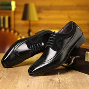 Oxford Schuhe Herren – Schwarz
