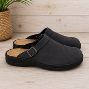 Paul | Herren Clogs Für Alltag Und Freizeit Bequem – Schwarz