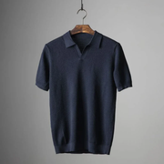 Peer | Herren Poloshirt Kurzarm für den Alltag – Dunkelblau