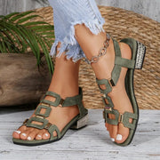 Jessalina - Raffinierte Slingback-Ballerinas – Salbeigrün