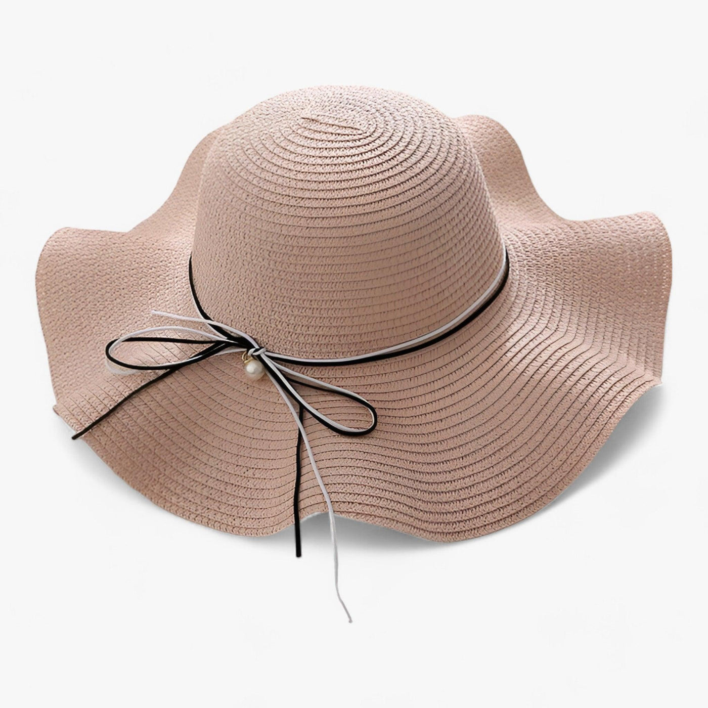 Luftiger Damen-Strandhut mit Schleife und UV-Schutz – BreezeBow