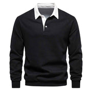 Polo Pullover Herren – Schwarz
