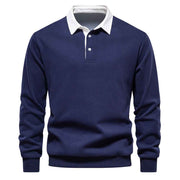 Polo Pullover Herren – Marineblau
