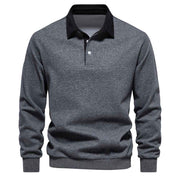 Polo Pullover Herren – Grau