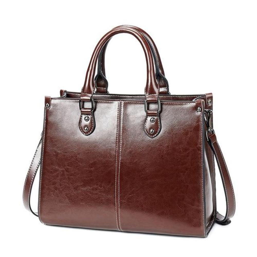 Elegante Handtasche | Kunstleder | Klassischer Business-Look