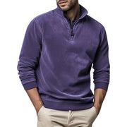 Pullover Herren mit Stehkragen – Lila