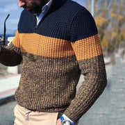 Pullover Mit Reißverschluss Herren – Braun