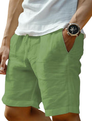 Malte | Herren Casual Shorts mit Lockere Passform und Kordelzug – Grün