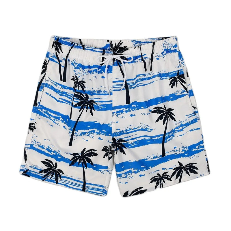 Luftige Sommer Shorts mit Palmenprint für Herren – Nico