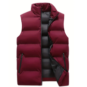 Quentin | Herren Moderne Winter weste – Rot