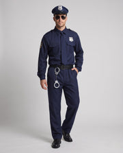 Herren-Polizeiuniform mit authentischen Details und hochwertigem Material Nord Taschen – Dunkelblau