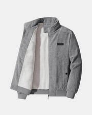 Fergus - Wattierte Steppjacke – Grau