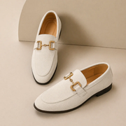 René | Herren Loafer mit Schnalle klassisch – Beige