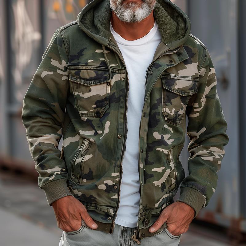 REX | CAMOUFLAGE CARGO JACKE