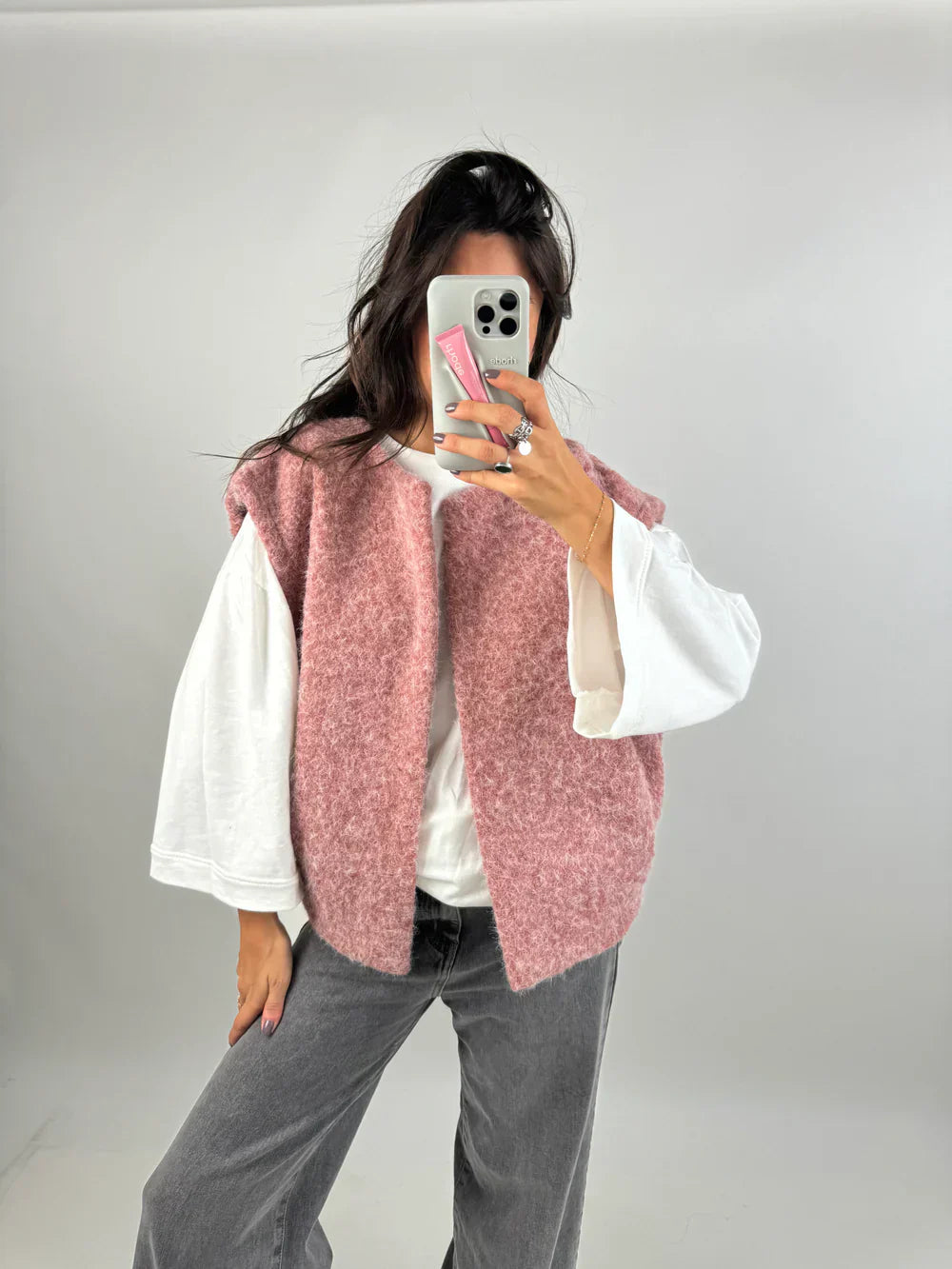 Mia | Ärmellose Weste mit Taschen