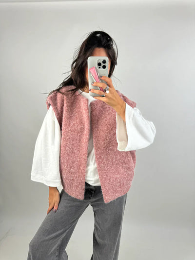 Mia | Ärmellose Weste mit Taschen