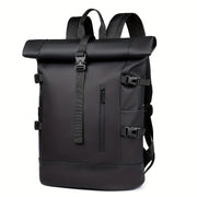 Rucksack Herren Rolltop – Schwarz