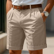 Alwyn - Maßgeschneiderte Sommershorts – Khaki