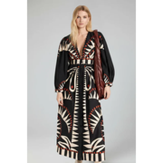 Sabina | Damen Maxikleid Sommer Urlaub Freizeit Modern – Schwarz