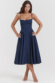 NOVA | Korsettkleid – Marineblau