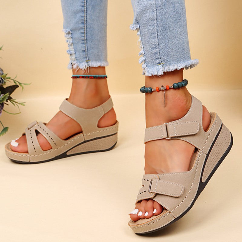 Kathy | Sandalen Damen Bequem | Schwarz