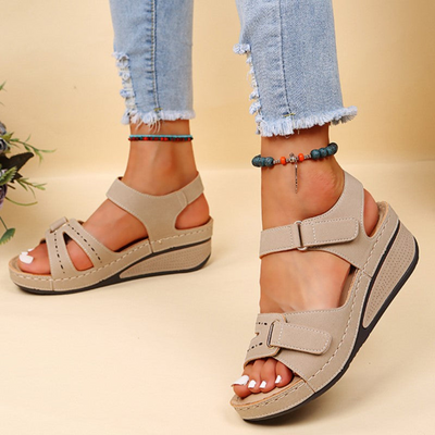 Kathy | Sandalen Damen Bequem | Schwarz