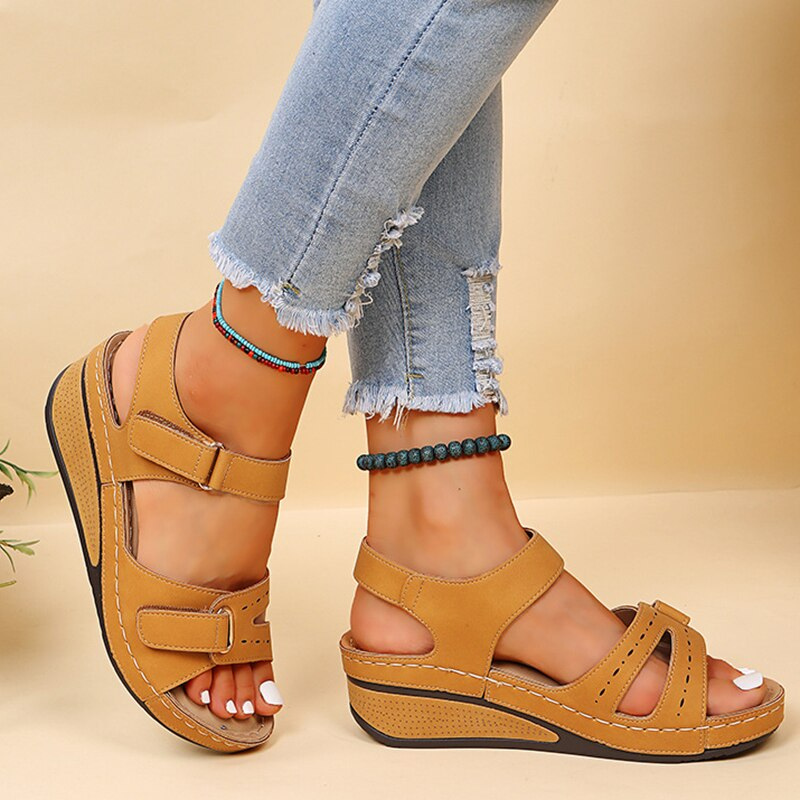 Kathy | Sandalen Damen Bequem | Schwarz