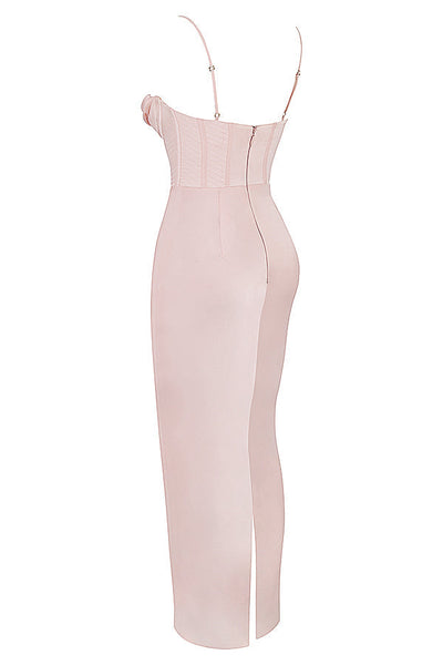 Naomi - Glamouröses Korsett Maxi Kleid Abend