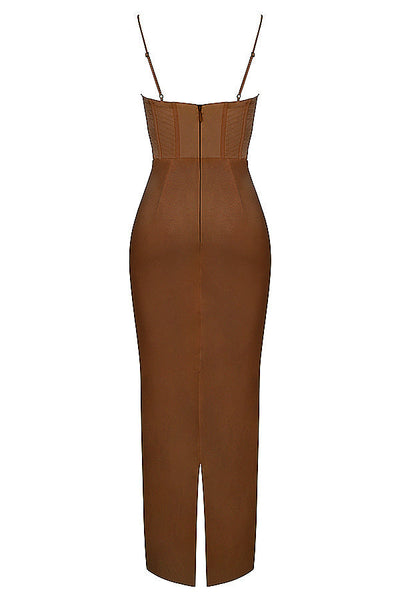 Naomi - Glamouröses Korsett Maxi Kleid Abend