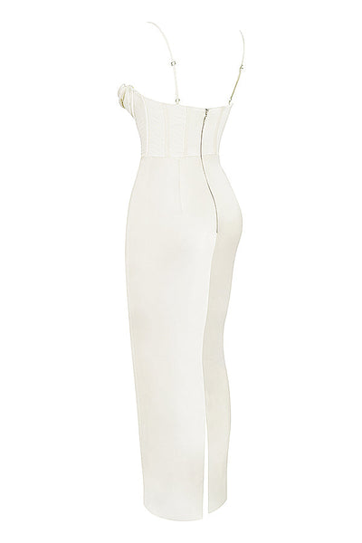 Naomi - Glamouröses Korsett Maxi Kleid Abend