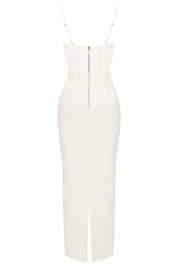 Naomi - Glamouröses Korsett Maxi Kleid Abend