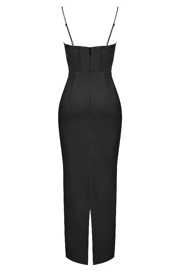 Naomi - Glamouröses Korsett Maxi Kleid Abend