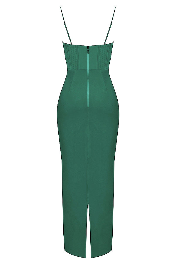 Naomi - Glamouröses Korsett Maxi Kleid Abend
