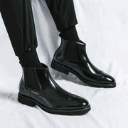 Schlupfstiefel Herren – Schwarz