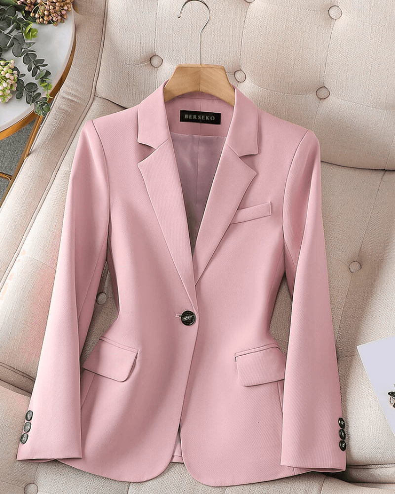 Zenayah | Damen Schwarz Blazer | Elegant