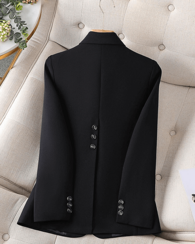 Zenayah | Damen Schwarz Blazer | Elegant