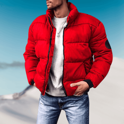 Archer | Herren Schwarz Daunenjacke | Steppjacke Leichte