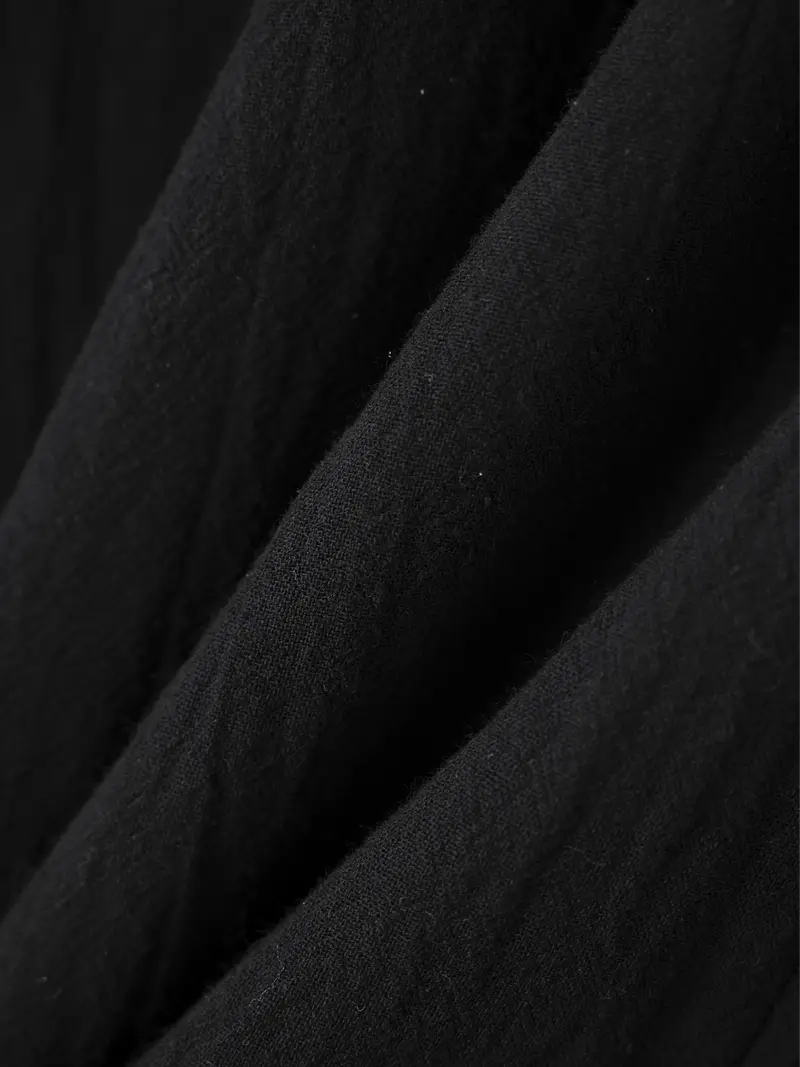 Harris | Herren Schwarz Hemd | Button Down