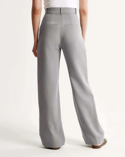 Adalyn | Damen Schwarz Weite Hose | Elegant