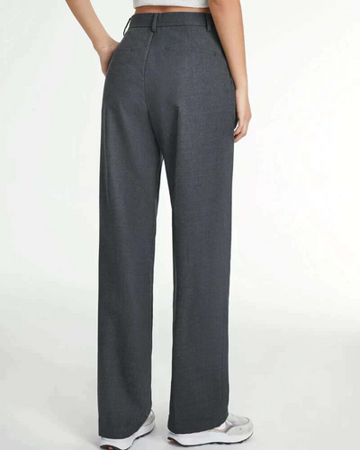 Adalyn | Damen Schwarz Weite Hose | Elegant