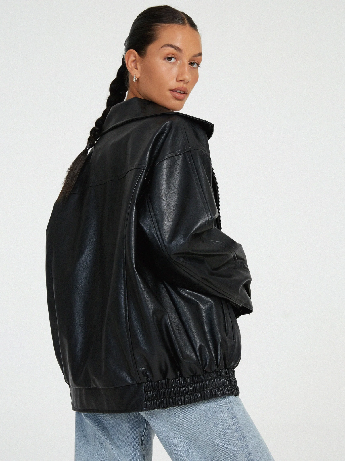 Ember | Schwarze Jacke Damen | Oversize