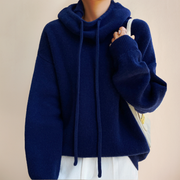 Valerisse - Softtouch-Hoodie – Marineblau