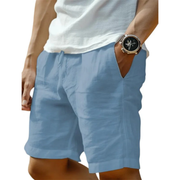 Sebastian | Herren Shorts Mit Kordelzug Für Sommer – Blau