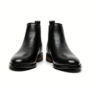 Sigvard | Herren Chelsea Boots Stiefeletten Schwarz – Schwarz