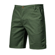 Simon | Herren Chino Shorts Klassisch Für Strand – Olivgrün