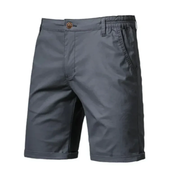 Simon | Herren Chino Shorts Klassisch Für Strand – Dunkelgrau