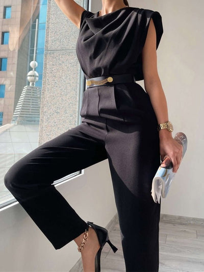 Thais - Eleganter Langer Jumpsuit für stilbewusste Damen