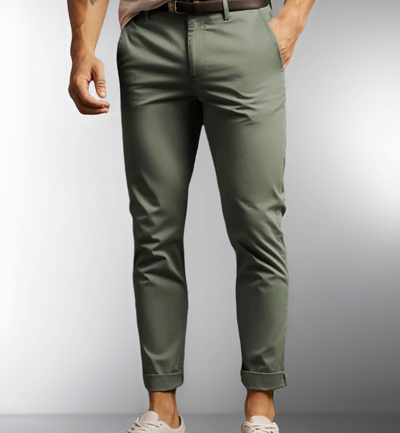 Franky | Herren Chino Hose | Schwarze Stoffhose