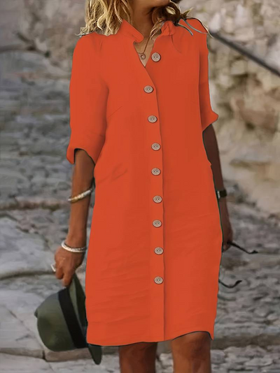 Hestia | Sommer Shirtkleid | Midi