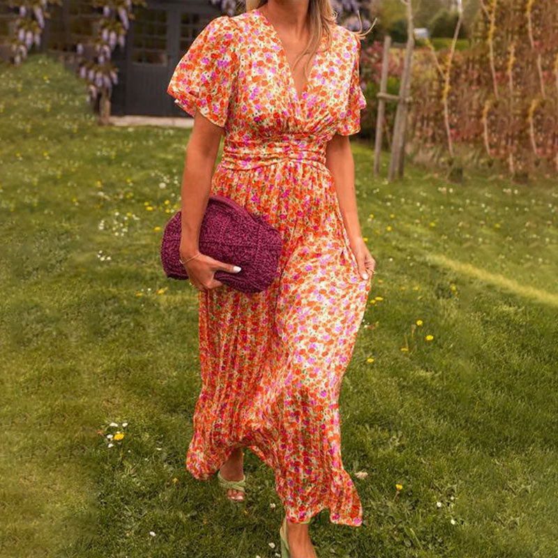 Elsie | Florales Maxikleid